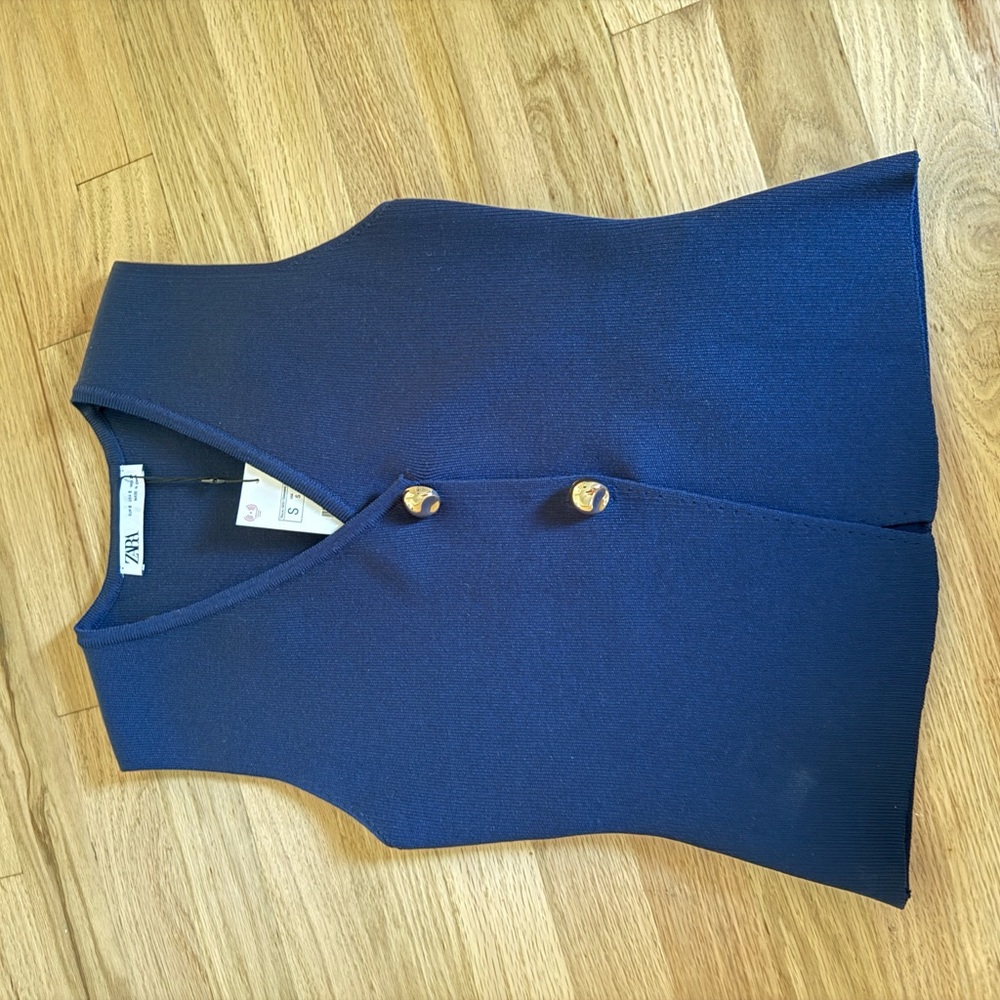 Zara Deep Blue Women's Vest